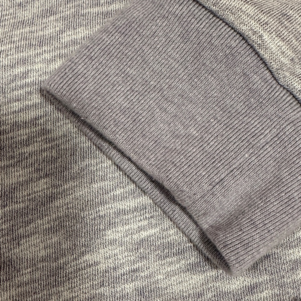 PINK Victoria's Secret Women’s Zip-Up Sweater - Light Gray and Purple EUC - Picture 7 of 9